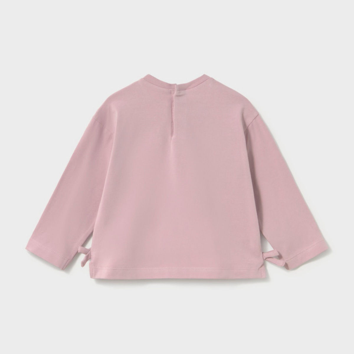 Long Sleeve Top with Embroidered Floral Pocket Detail - Image 2