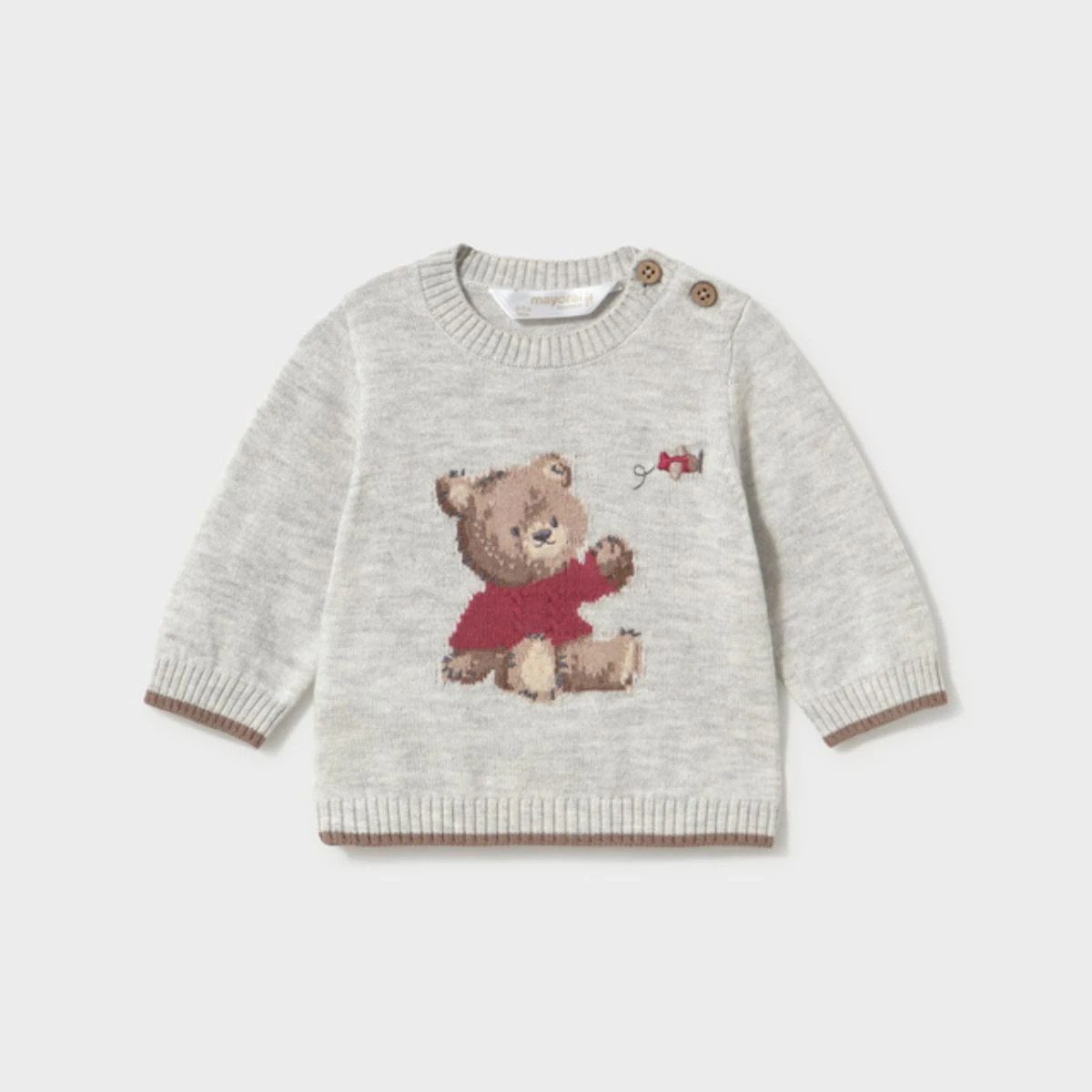 Sweet Teddy Bear Knit Jumper