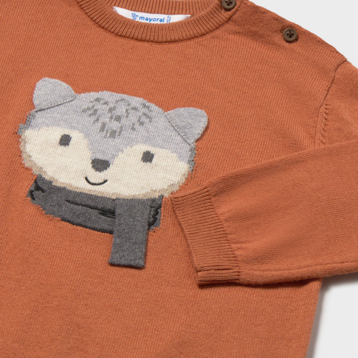 Knit Fox Sweater - Image 3