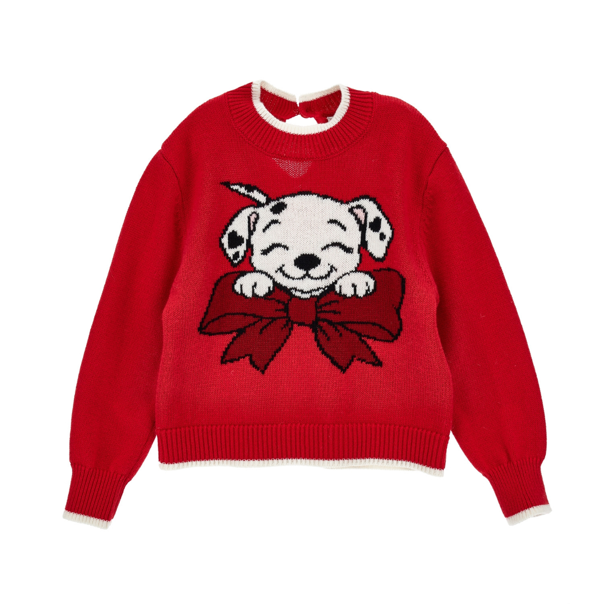 Dalmatian Bow Sweater