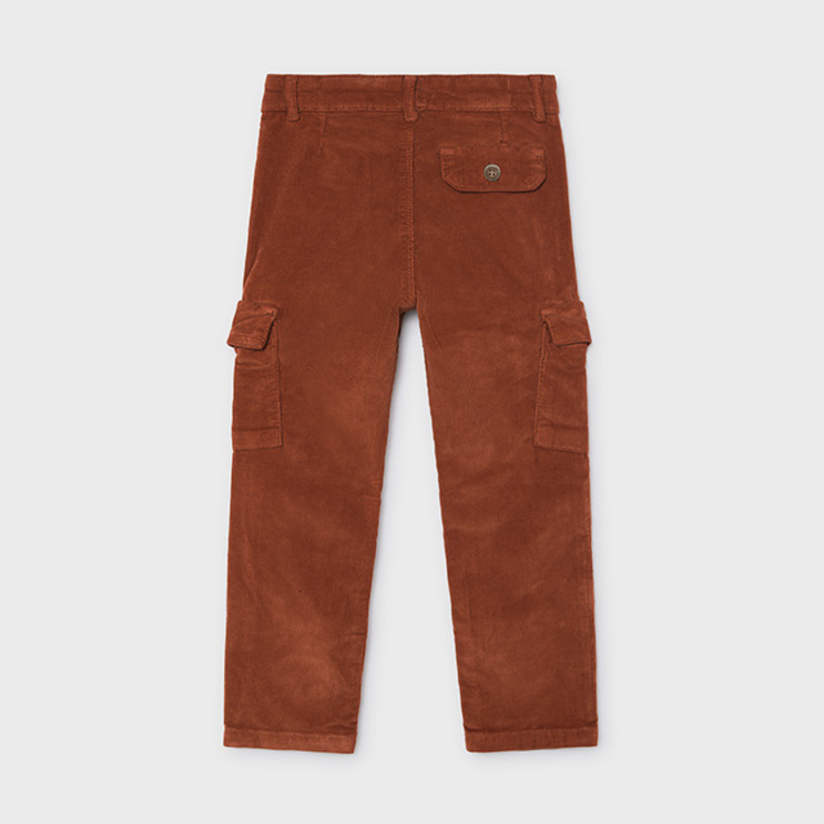 Tile Orange Corduroy Cargo Pants - Image 2