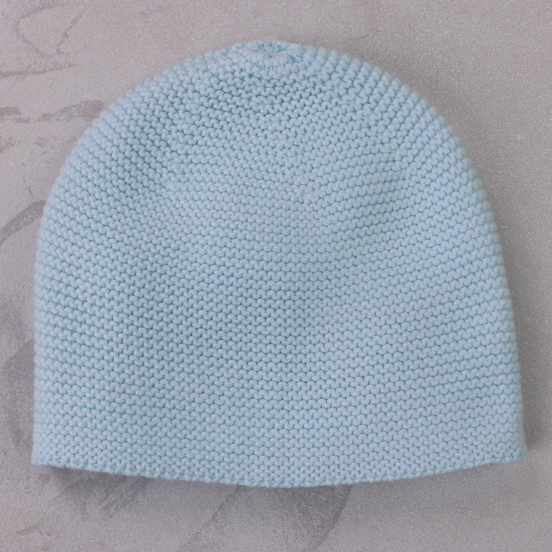 Mario Boys Blue Chunky Knit Hat