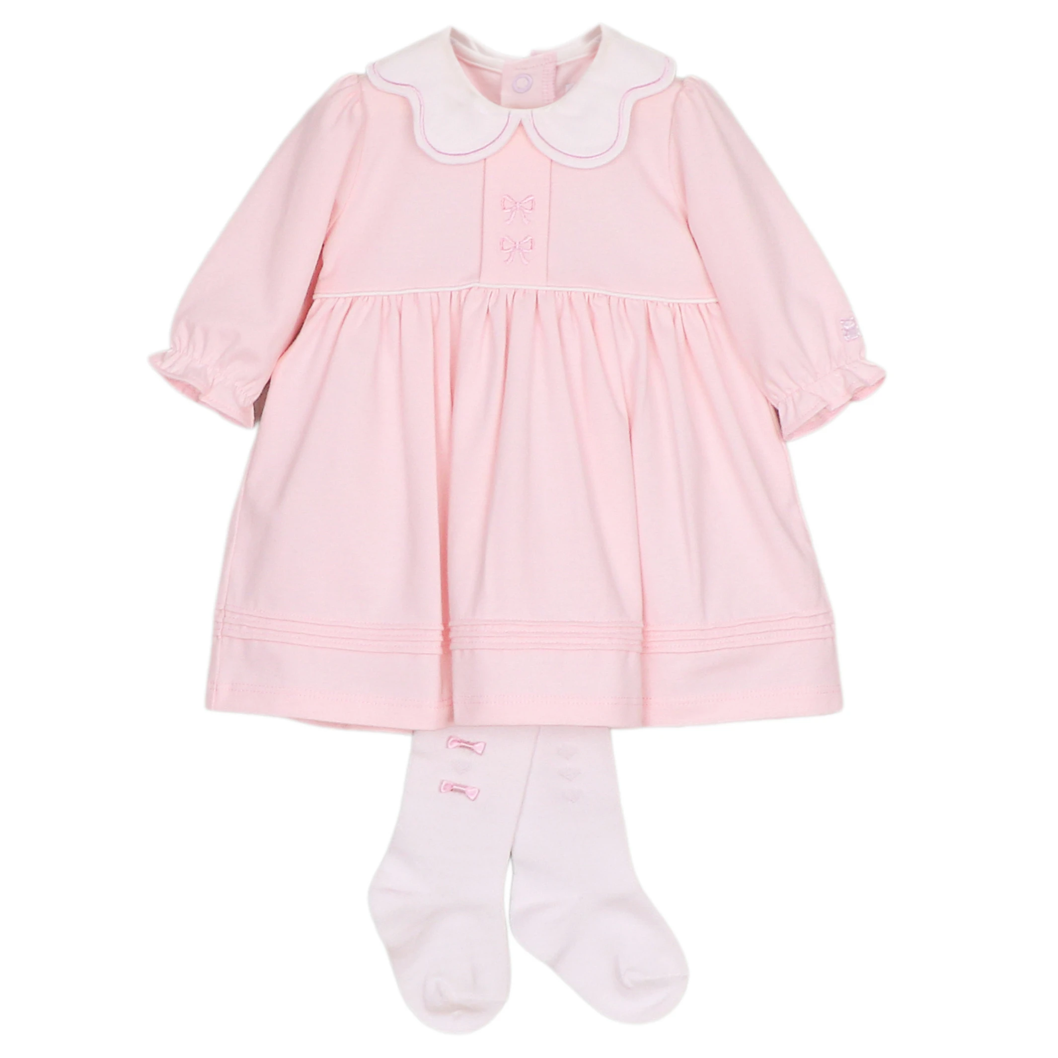 Maggie Girls Pink Dress & Tights