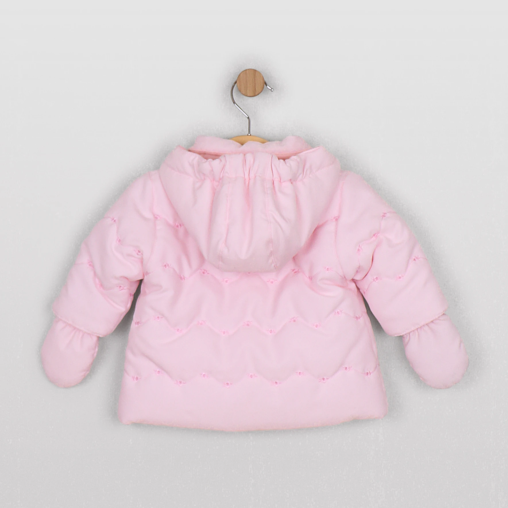 Carly Rosebud Baby Girls Winter Jacket - Image 2