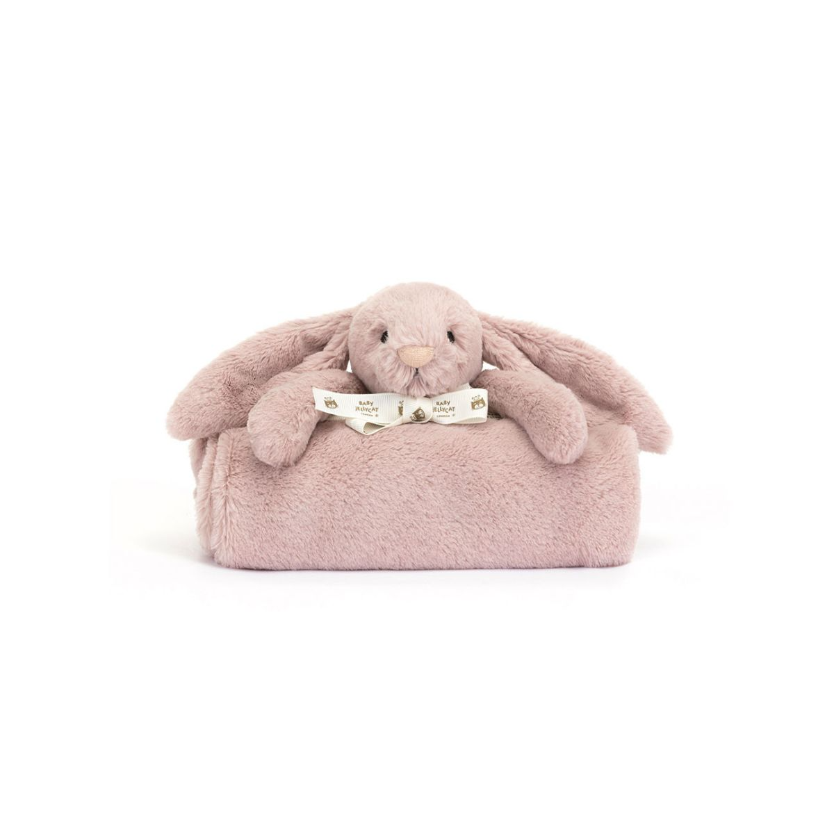 Bashful Luxe Bunny Rosa Blankie