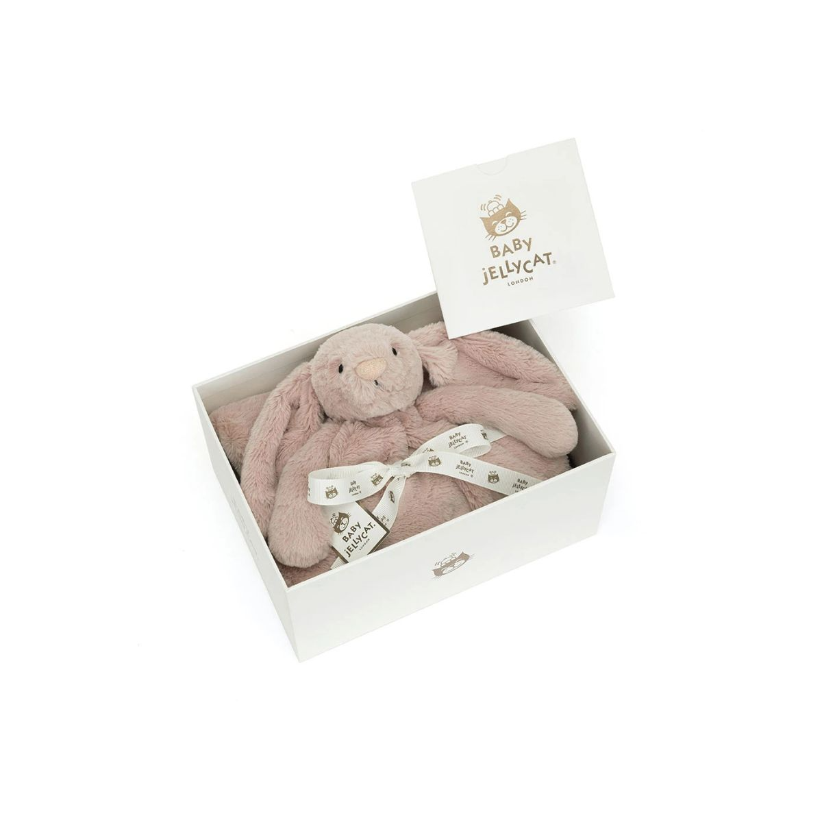 Bashful Luxe Bunny Rosa Blankie - Image 3