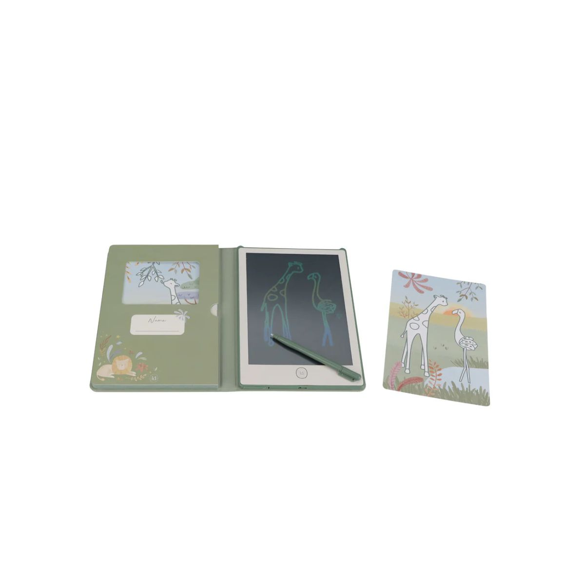 Drawing Tablet Green - Safari Friends - Image 2