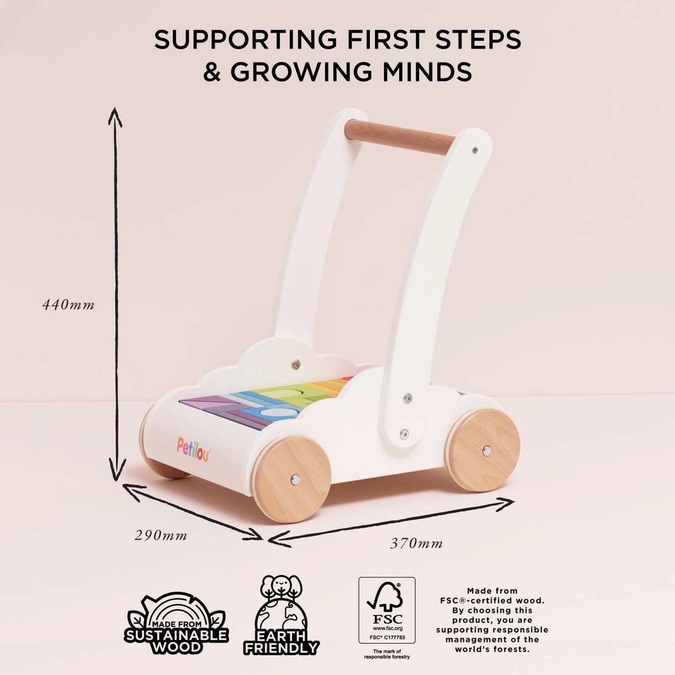 Rainbow Baby Walker & Puzzle - Image 2