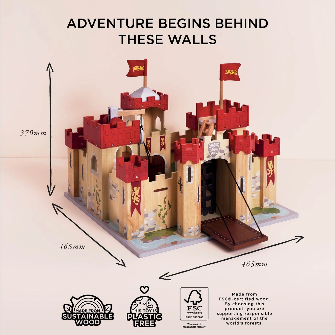 Lionheart Wooden Castle - Image 2