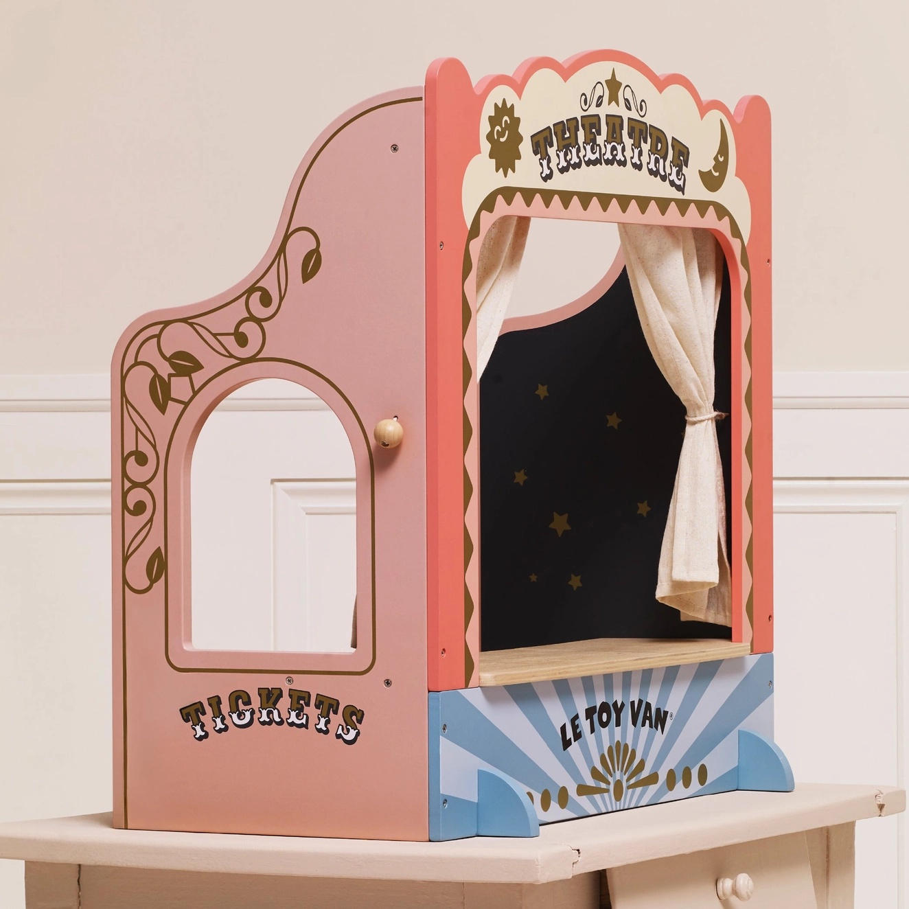 Tabletop Puppet Wooden Theatre - Image 2
