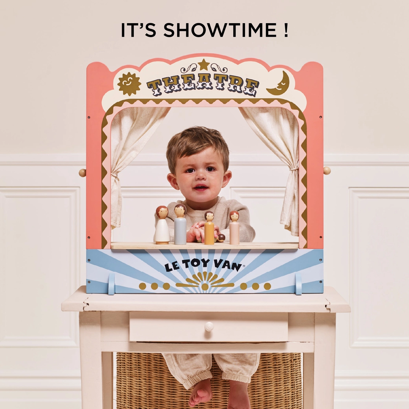 Tabletop Puppet Wooden Theatre - Image 3