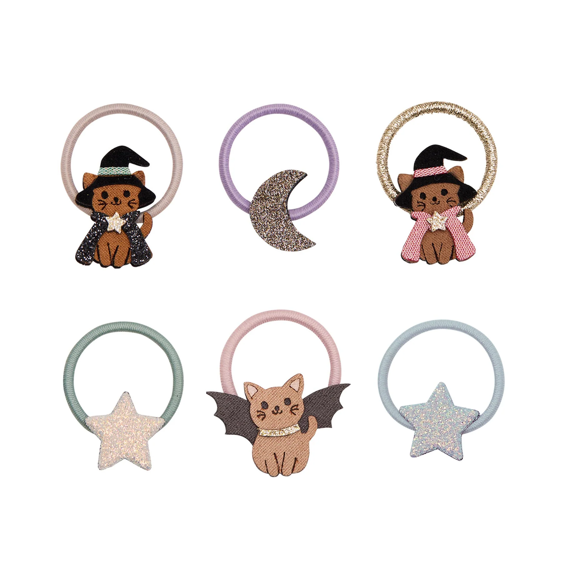 Halloween cat mini hair ties