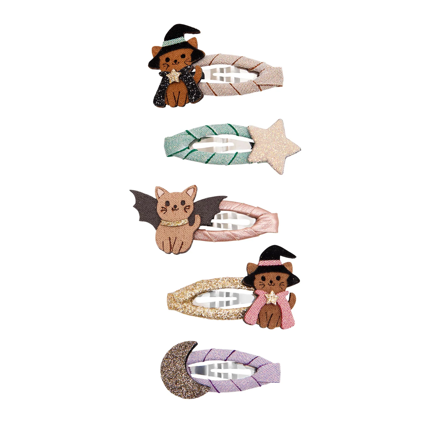 Halloween cat mini hair clips