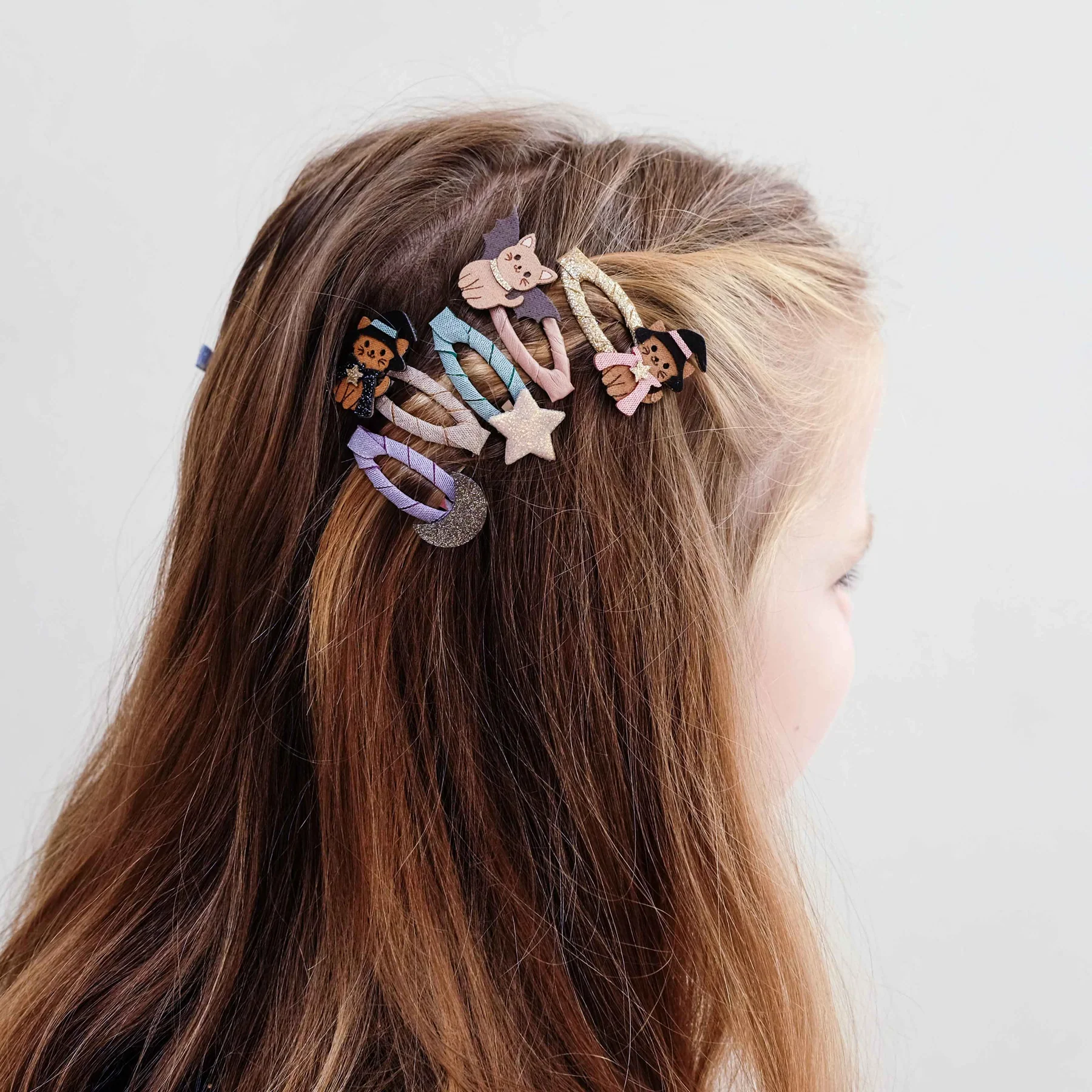 Halloween cat mini hair clips - Image 2