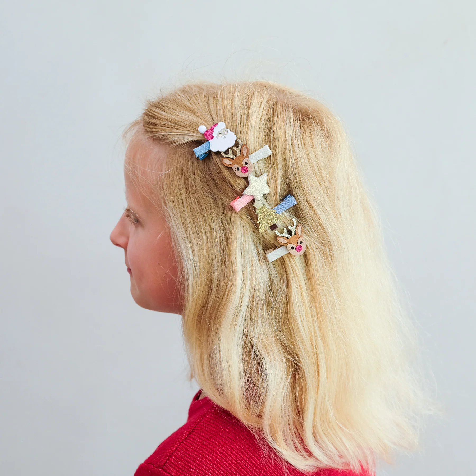 Christmas salon hair clips - Image 2
