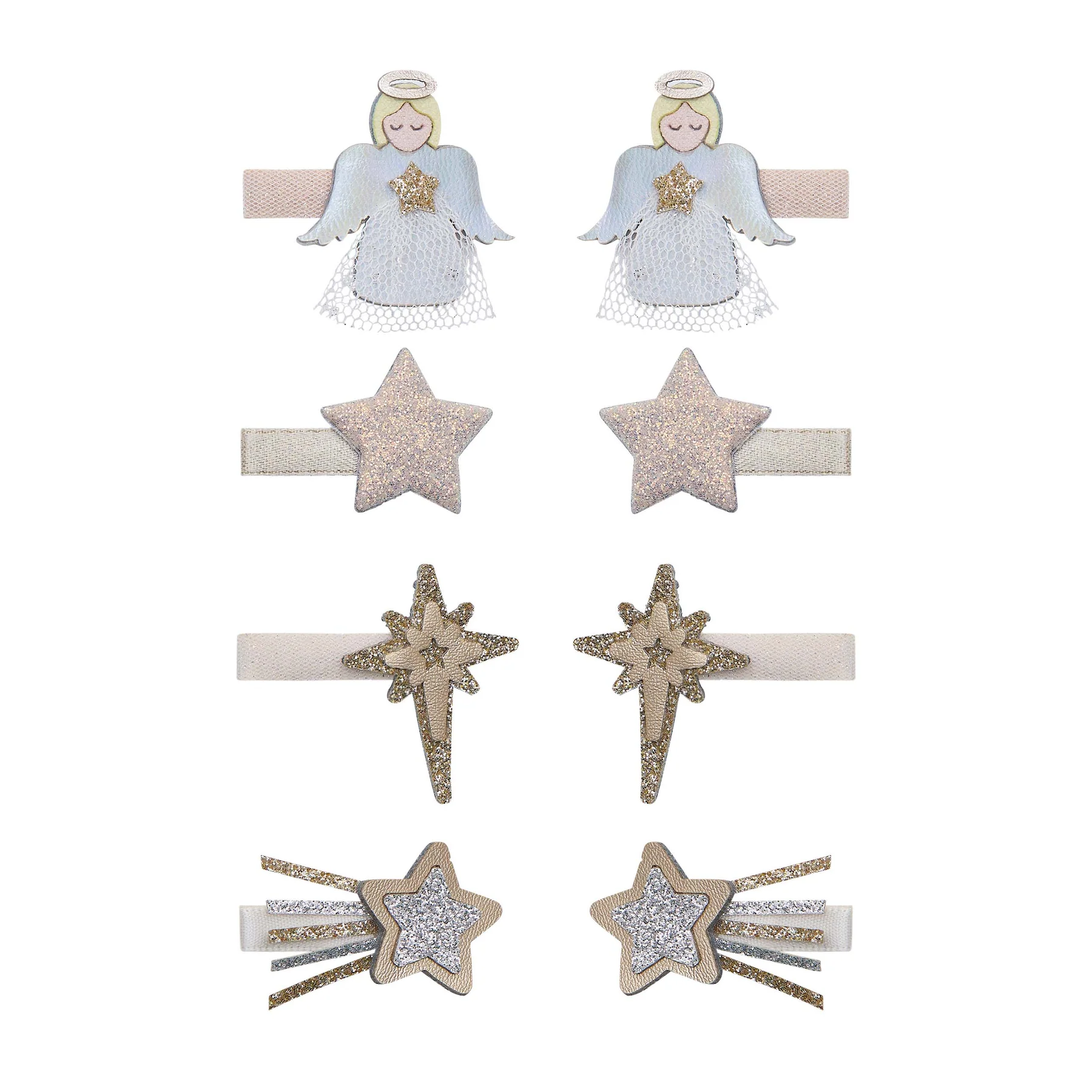 Sparkle angel salon hair clips