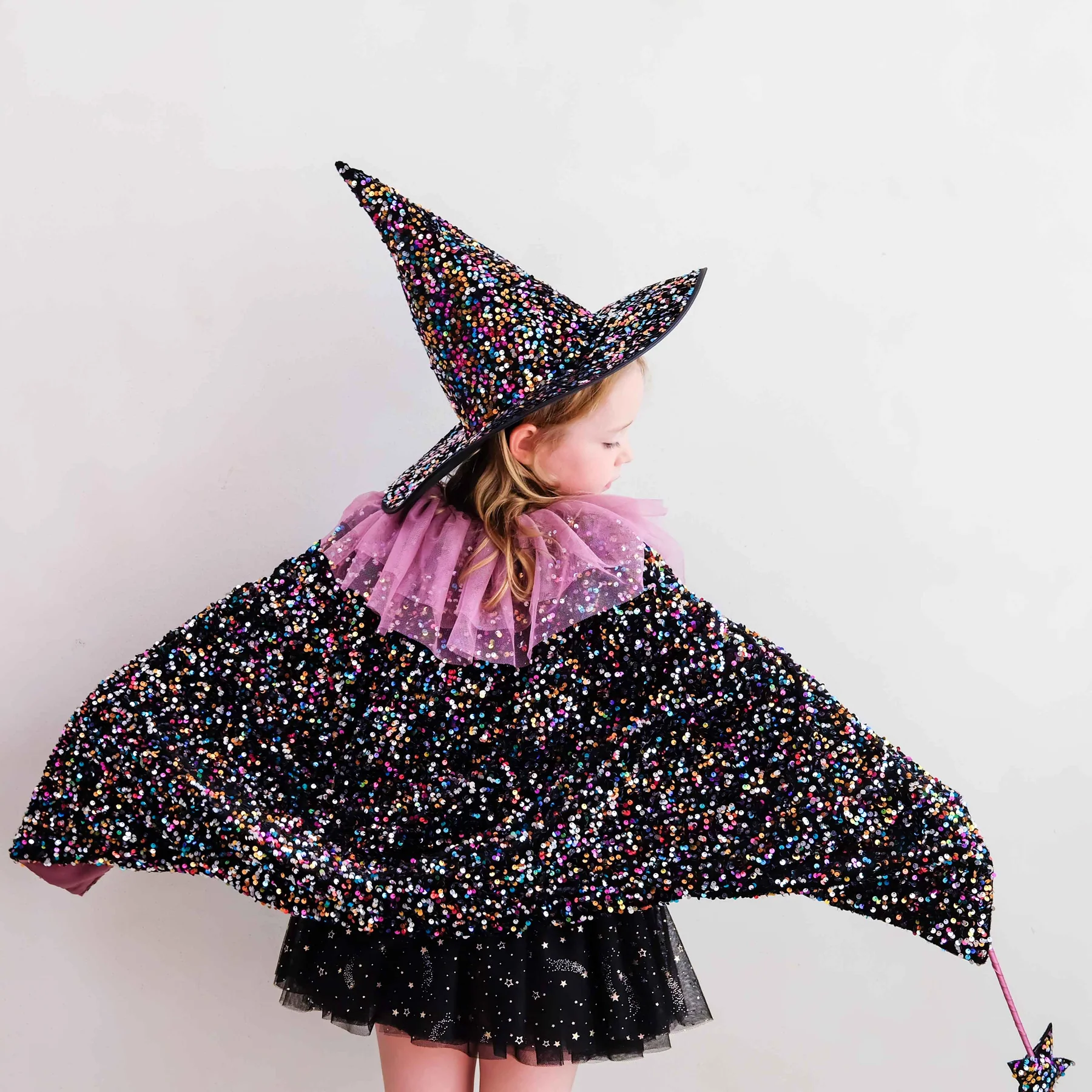 Ruffle dazzle sequin cape - Image 2