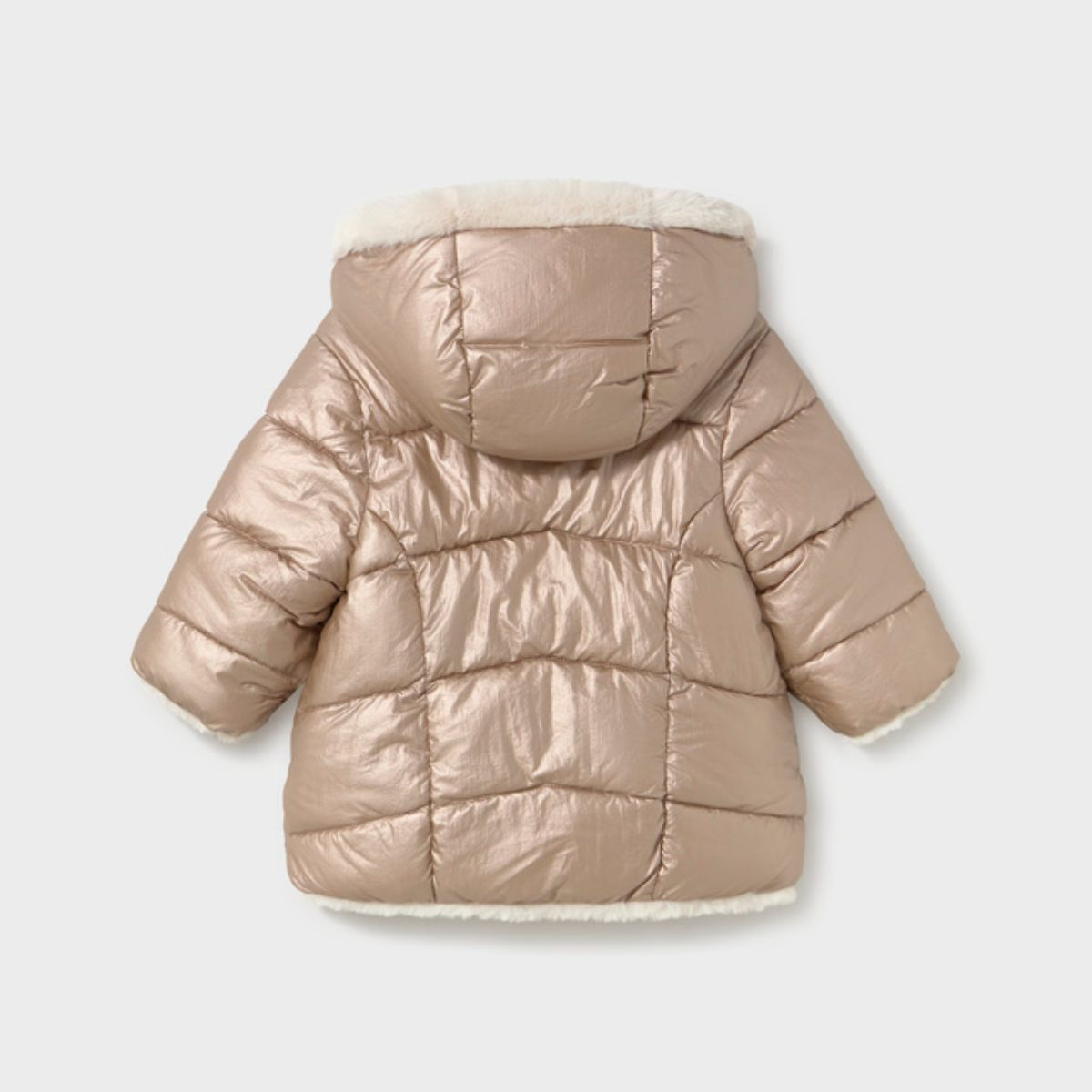 Reversible Faux Fur Puffer Jacket - Image 2