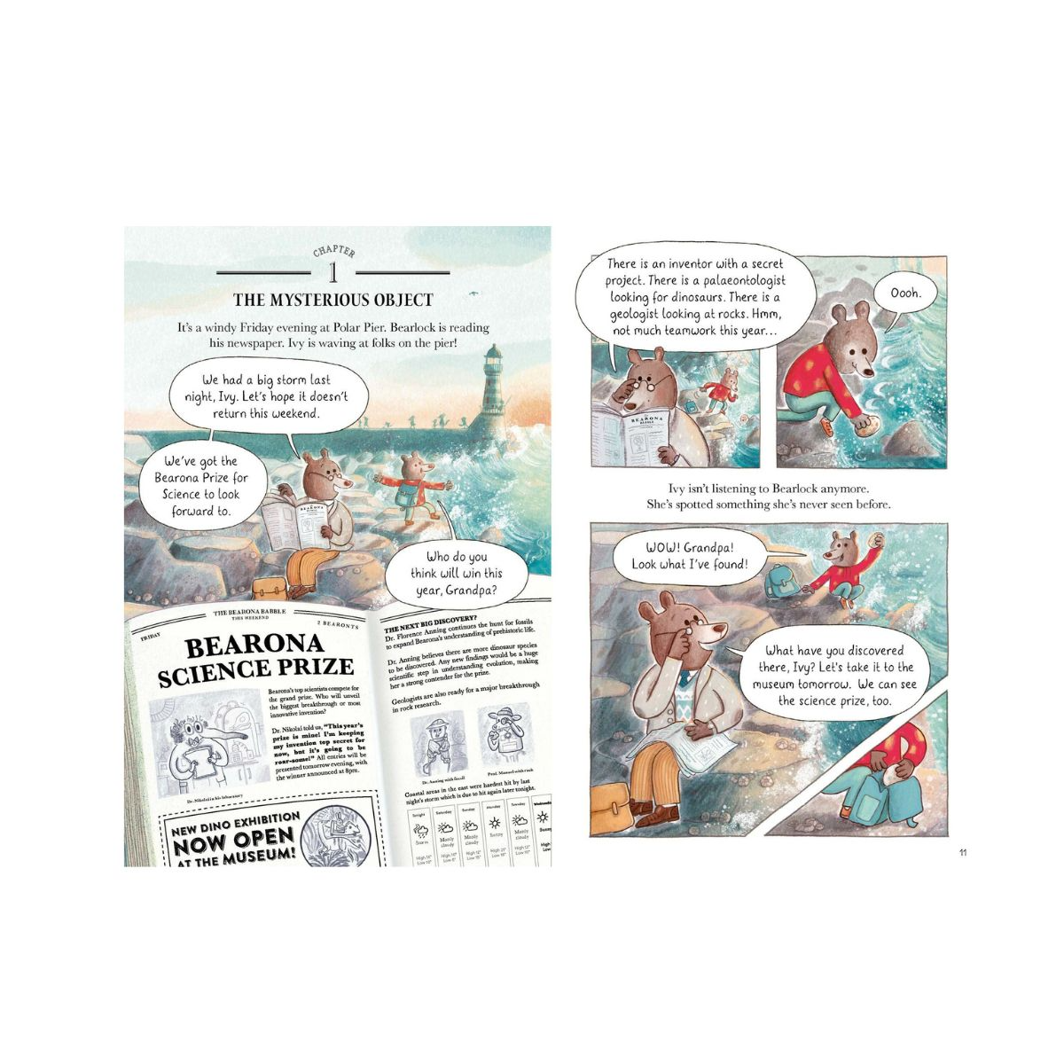 Ivy and Bearlock Holmes/Dinosaur Fossil (Magic Cat) (HB) - Image 3