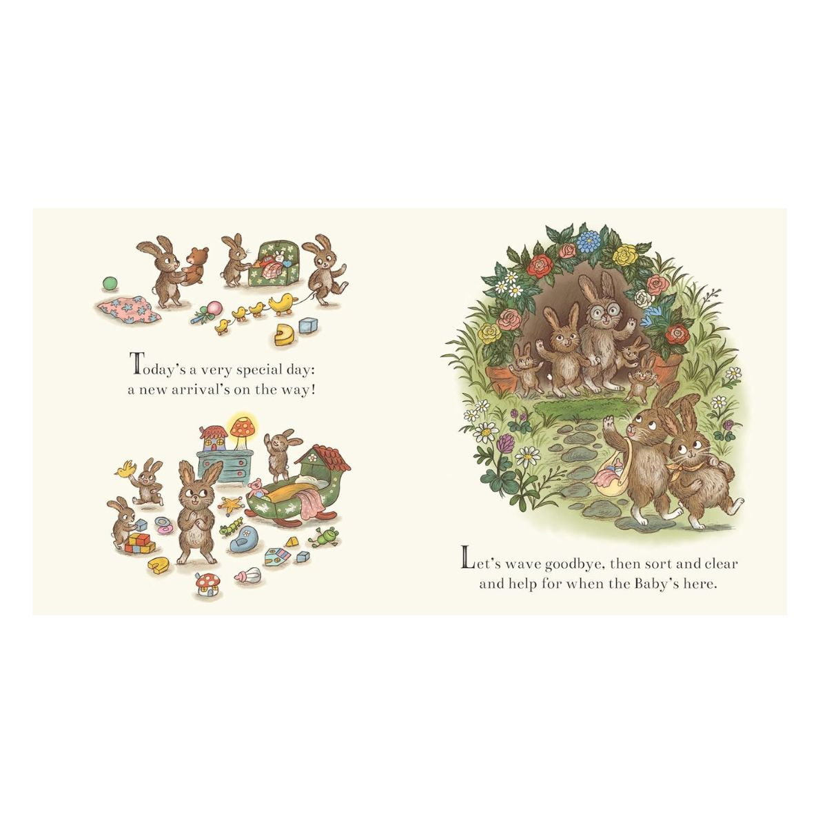 Brown Bear Wood; New Baby Bunny (Magic Cat) (Board) - Image 2