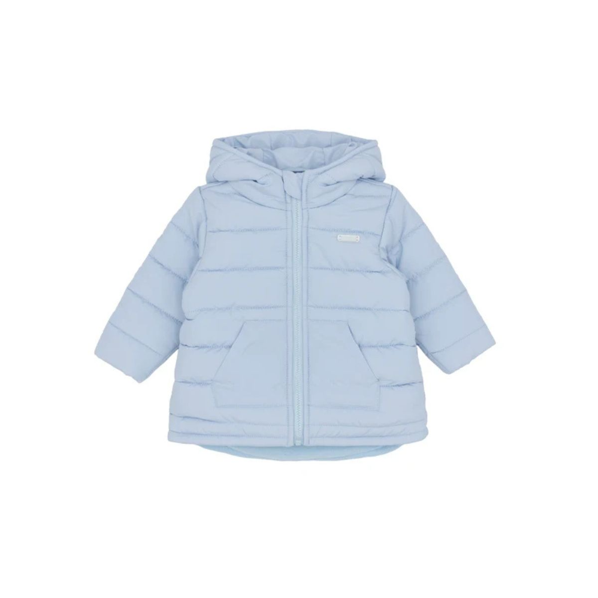 Boys Blue Quilted Puffer Jacket