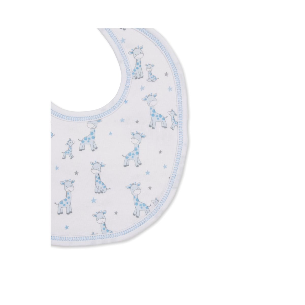 Just Giraffes Blue Bib - Image 2