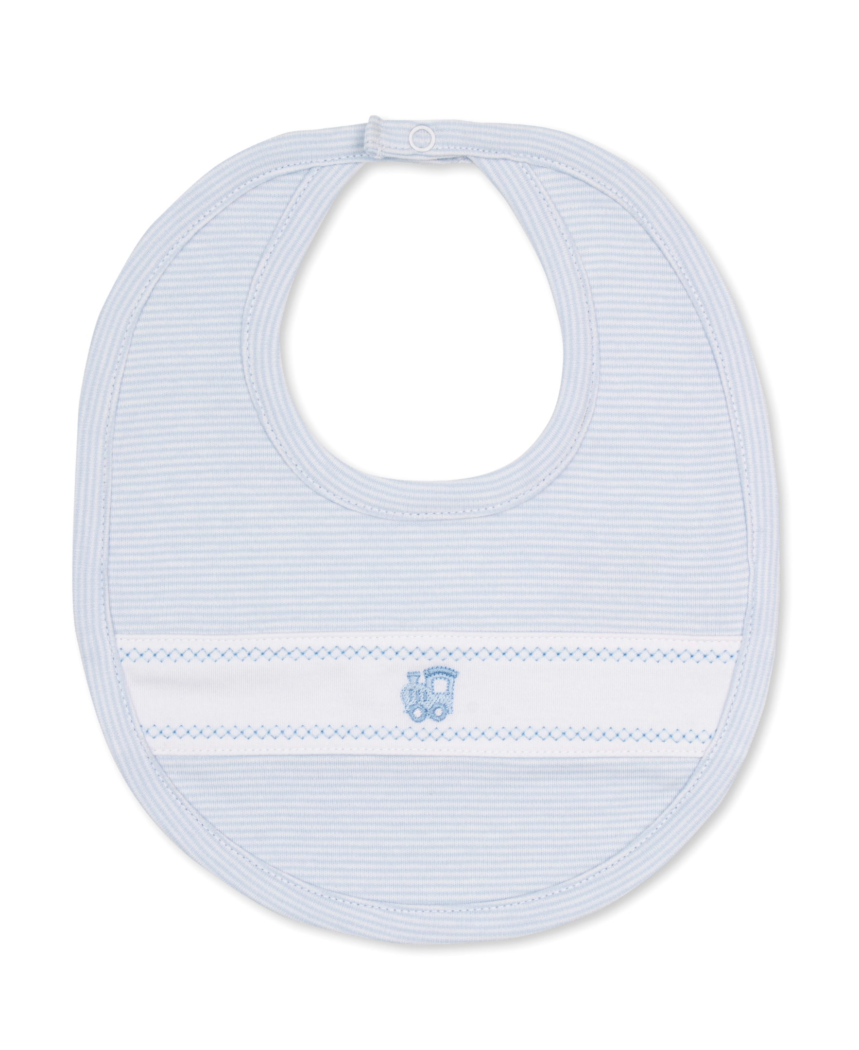 Classic Treasures FA26 Blue Stripe Bib