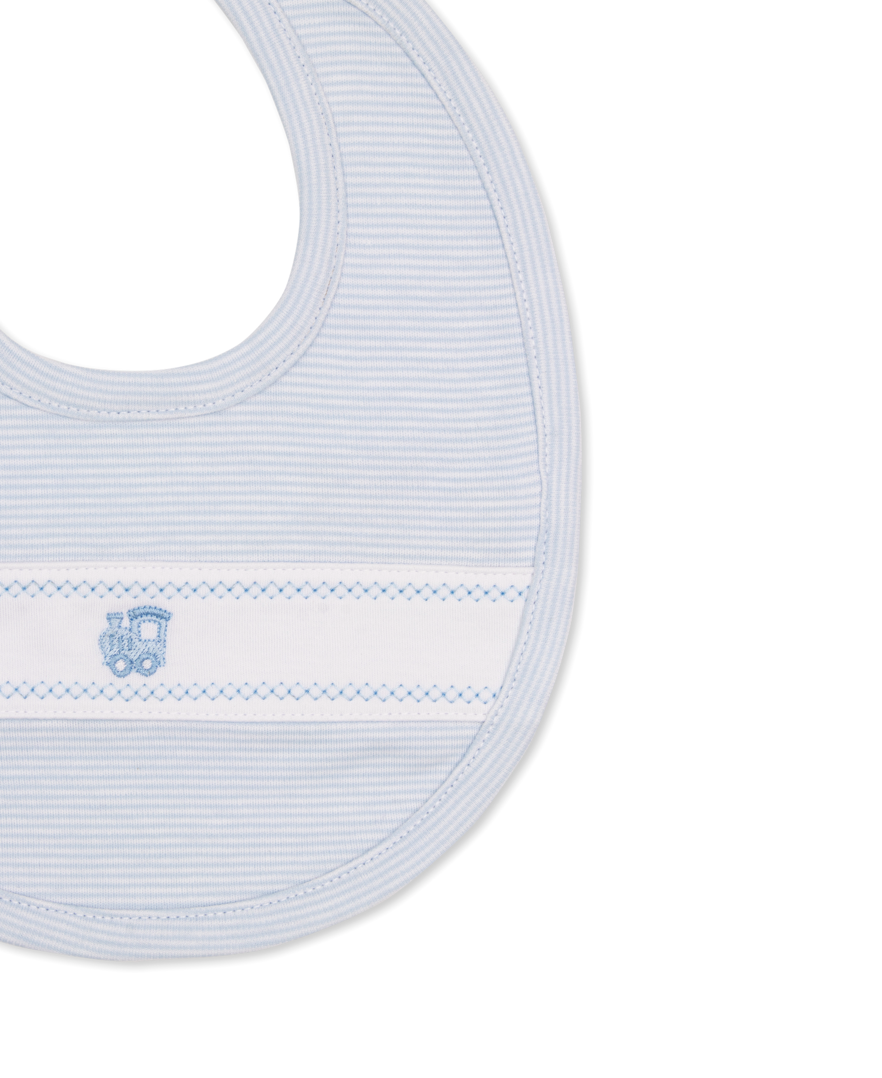 Classic Treasures FA26 Blue Stripe Bib - Image 2