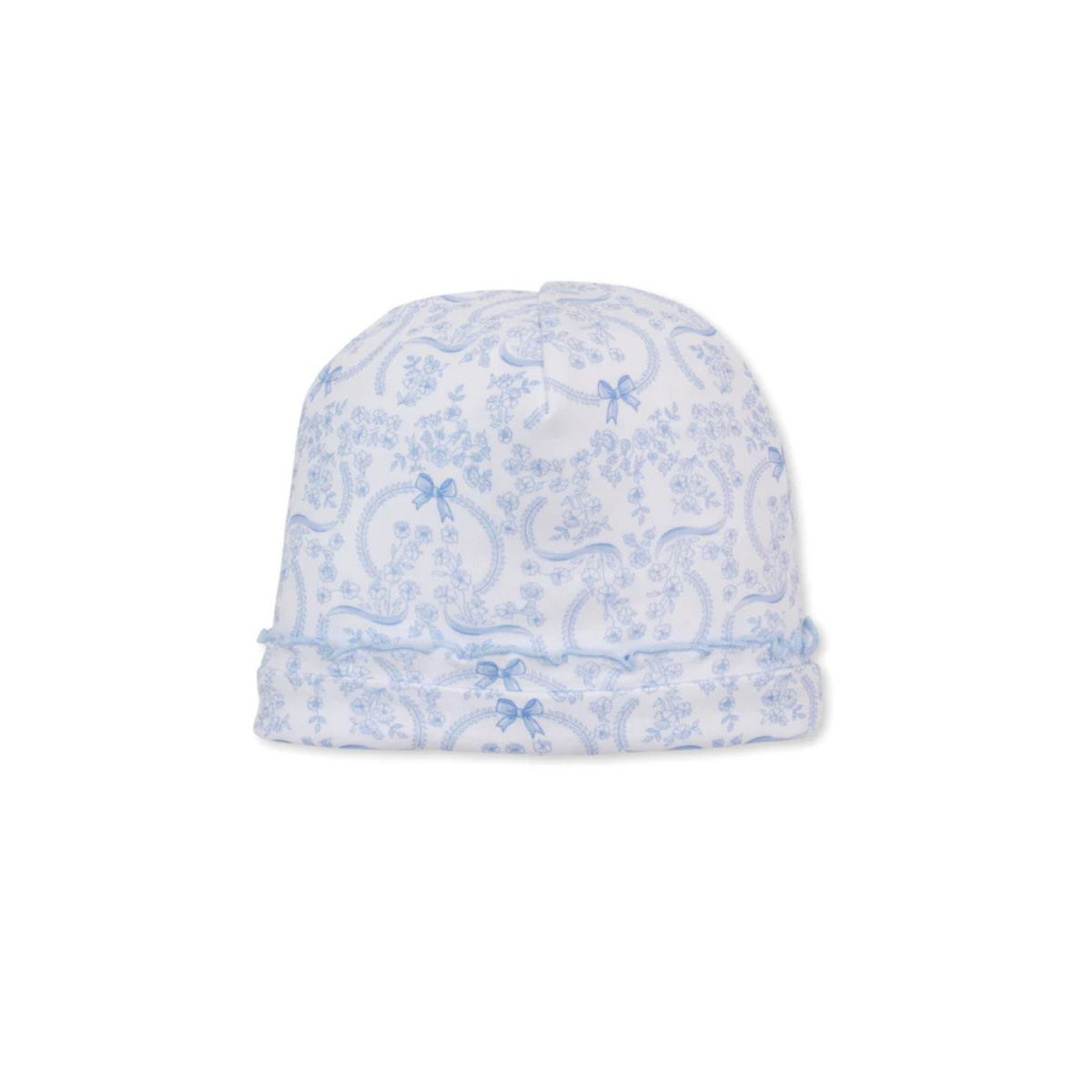Delicate Blooming Bows Blue Hat