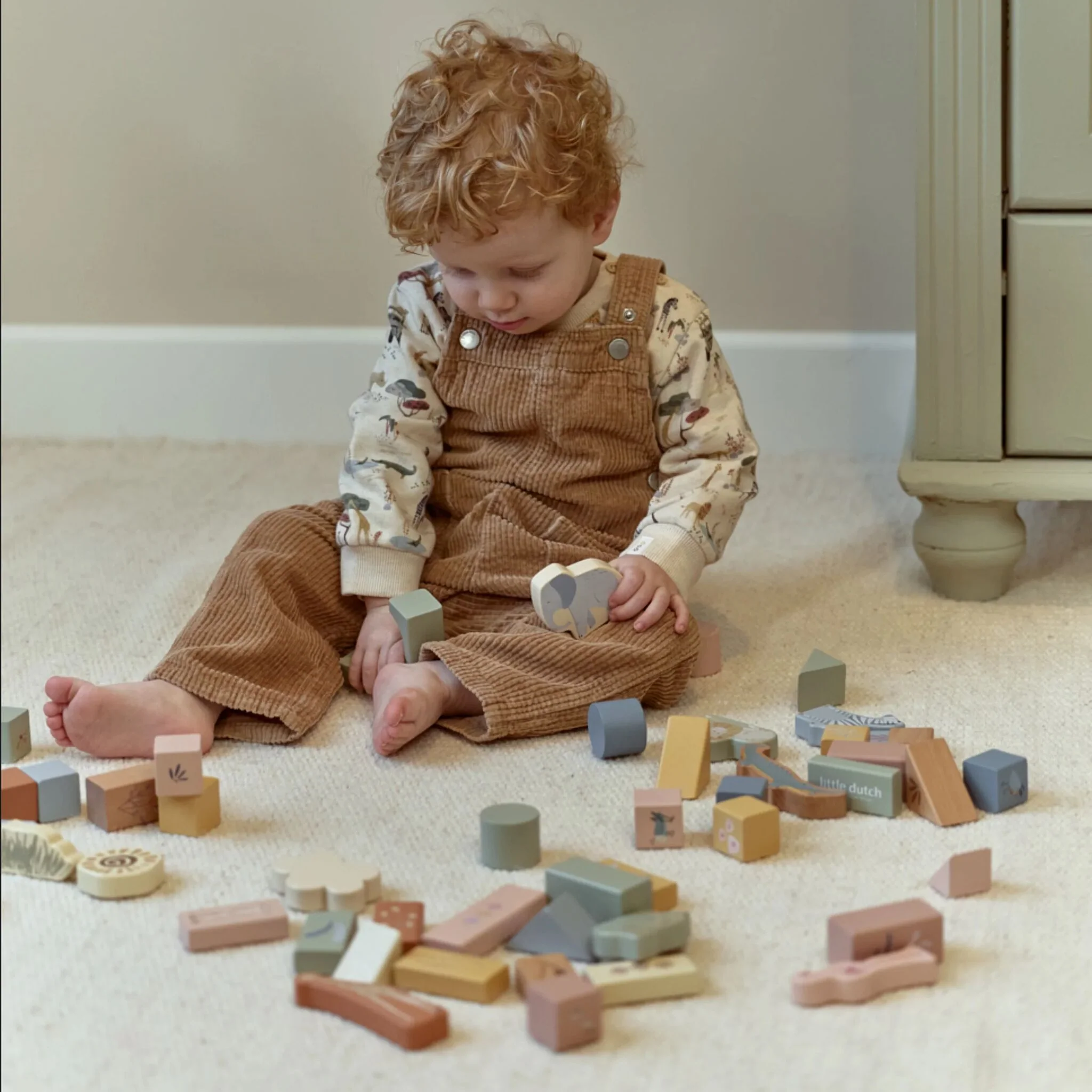 Safari Friends Add to the wish list Wooden Building Blocks - Image 3