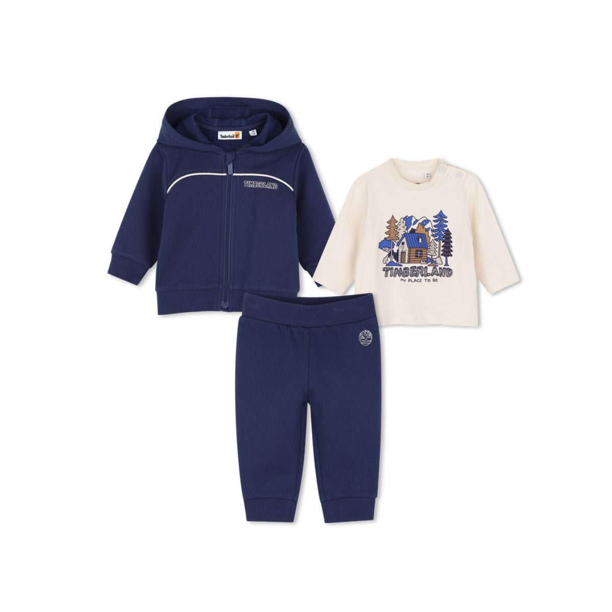 Pants, Cardigan, and T-Shirt Set MEDIEVAL BLUE - Boys