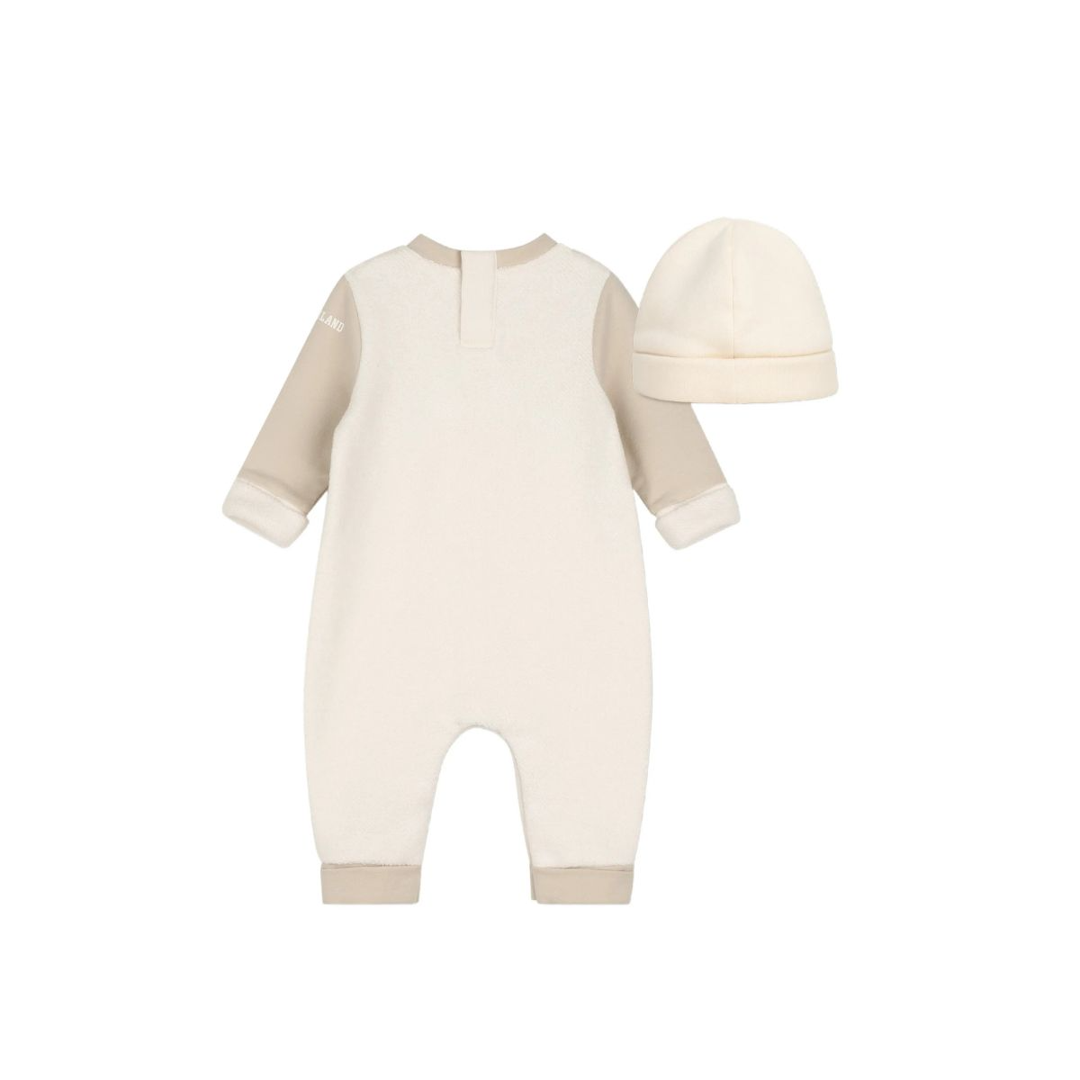 Bear-Motif Beanie Hat and Babywear Set - Image 2
