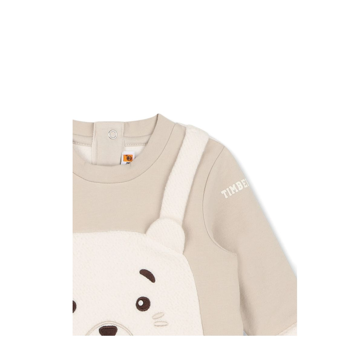 Bear-Motif Beanie Hat and Babywear Set - Image 3