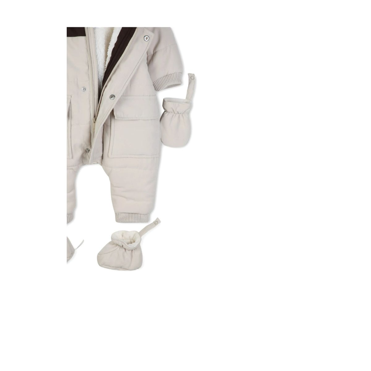 Colour-Block Hooded Snowsuit - Image 3