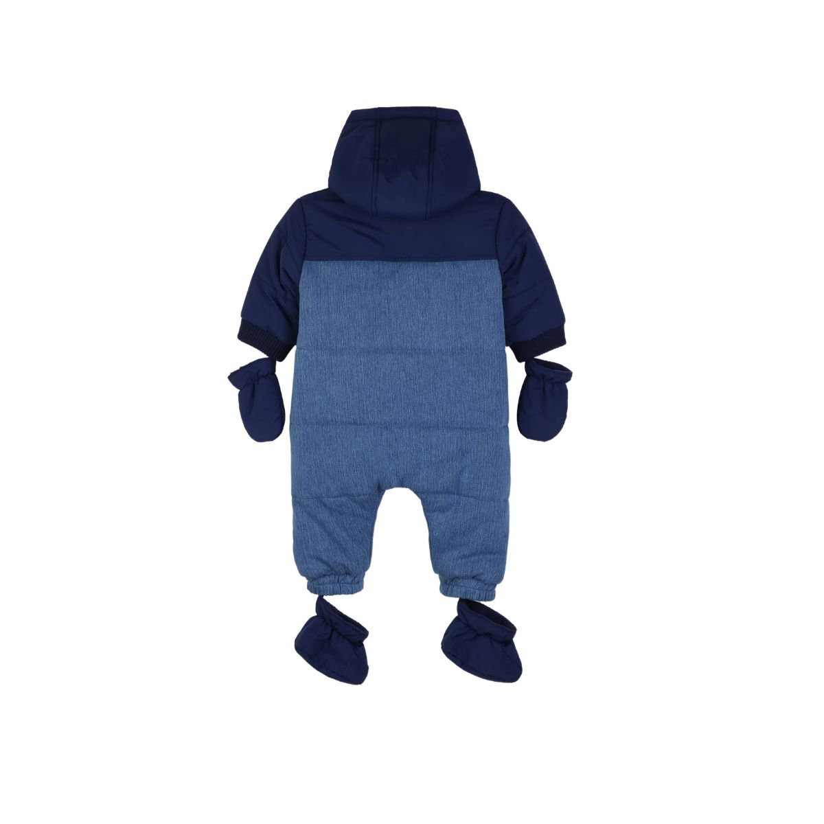 Colour-Block Hooded Snowsuit - Image 2