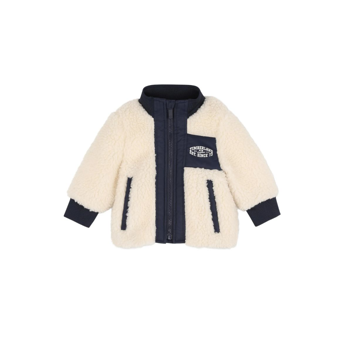 Fleece Logo-Patch Jacket/Cardigan