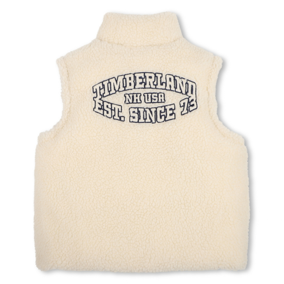 Boys Blue Reversible Gilet With Sherpa Fleece - Image 3
