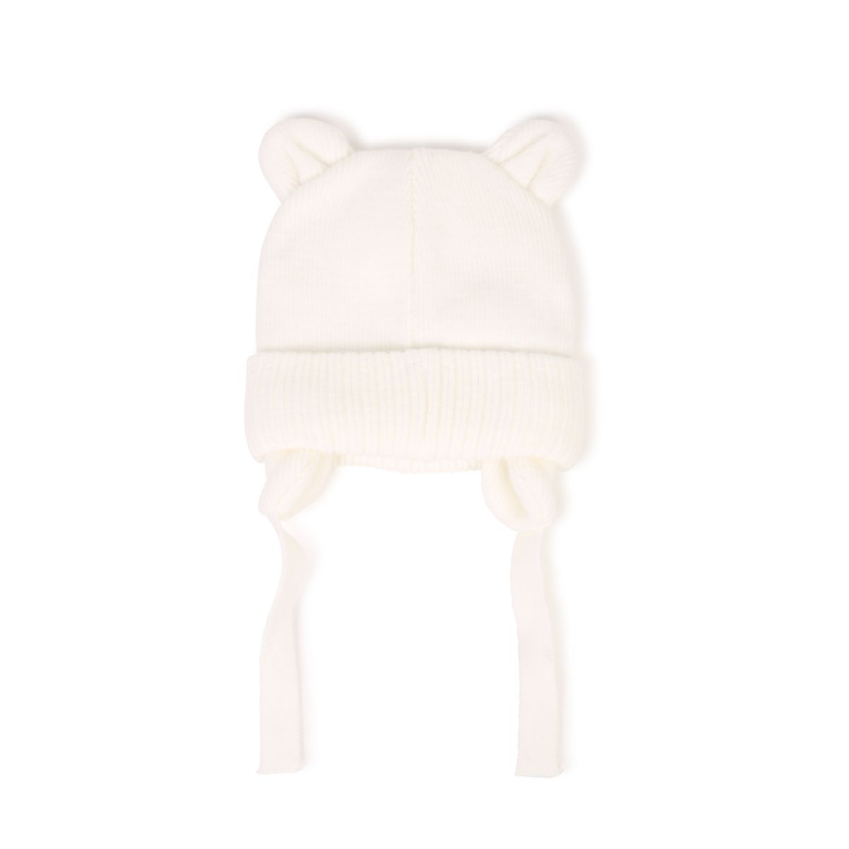 Knitted Beanie IVORY - Image 2