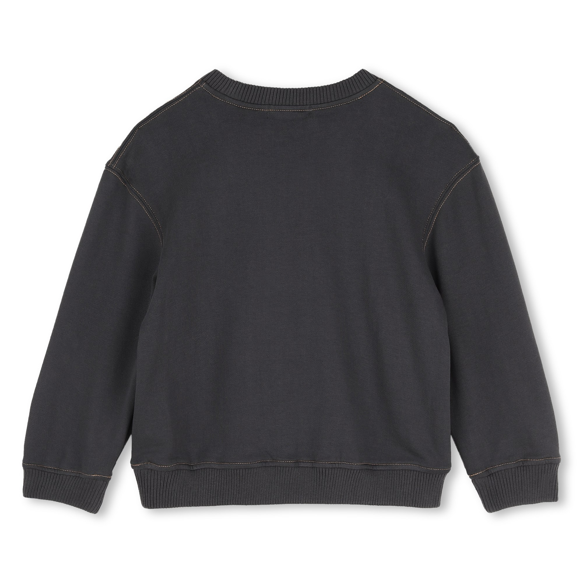Dark Grey 'Bolt' Dog Graphic Sweatshirt - Image 2