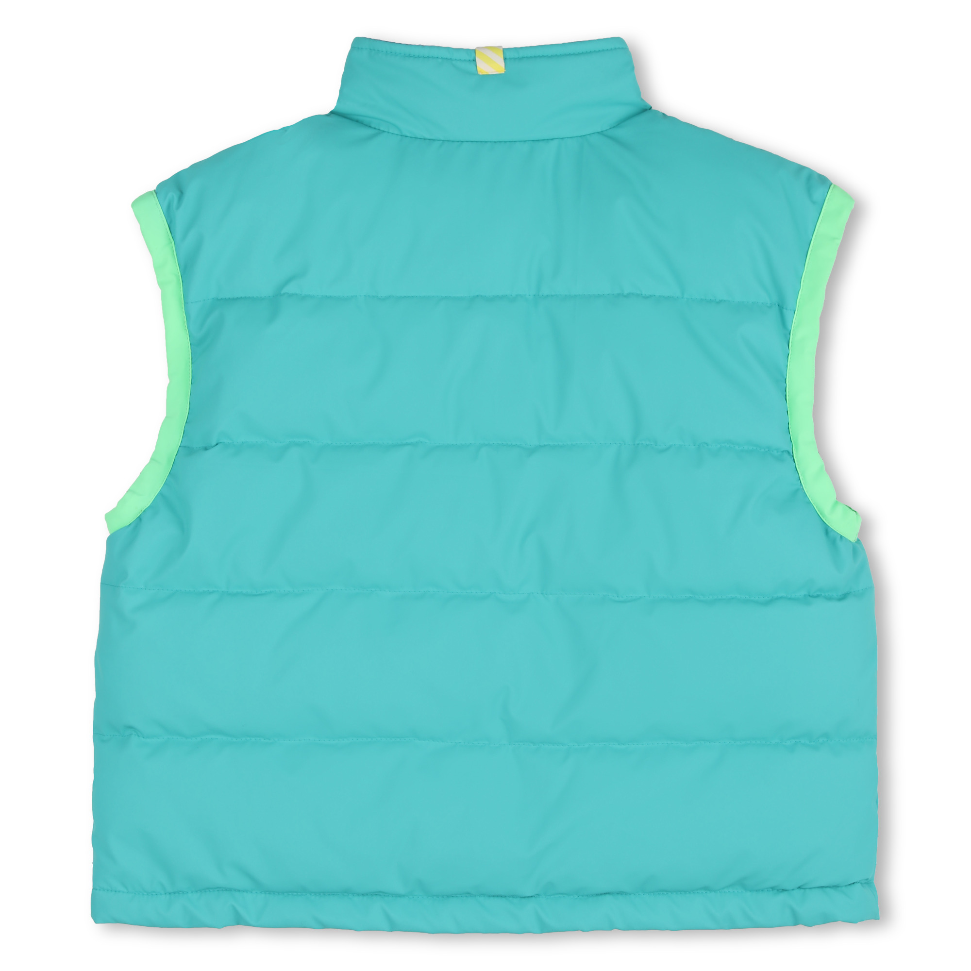 Turquoise Padded Sleeveless Gilet Vest - Image 2