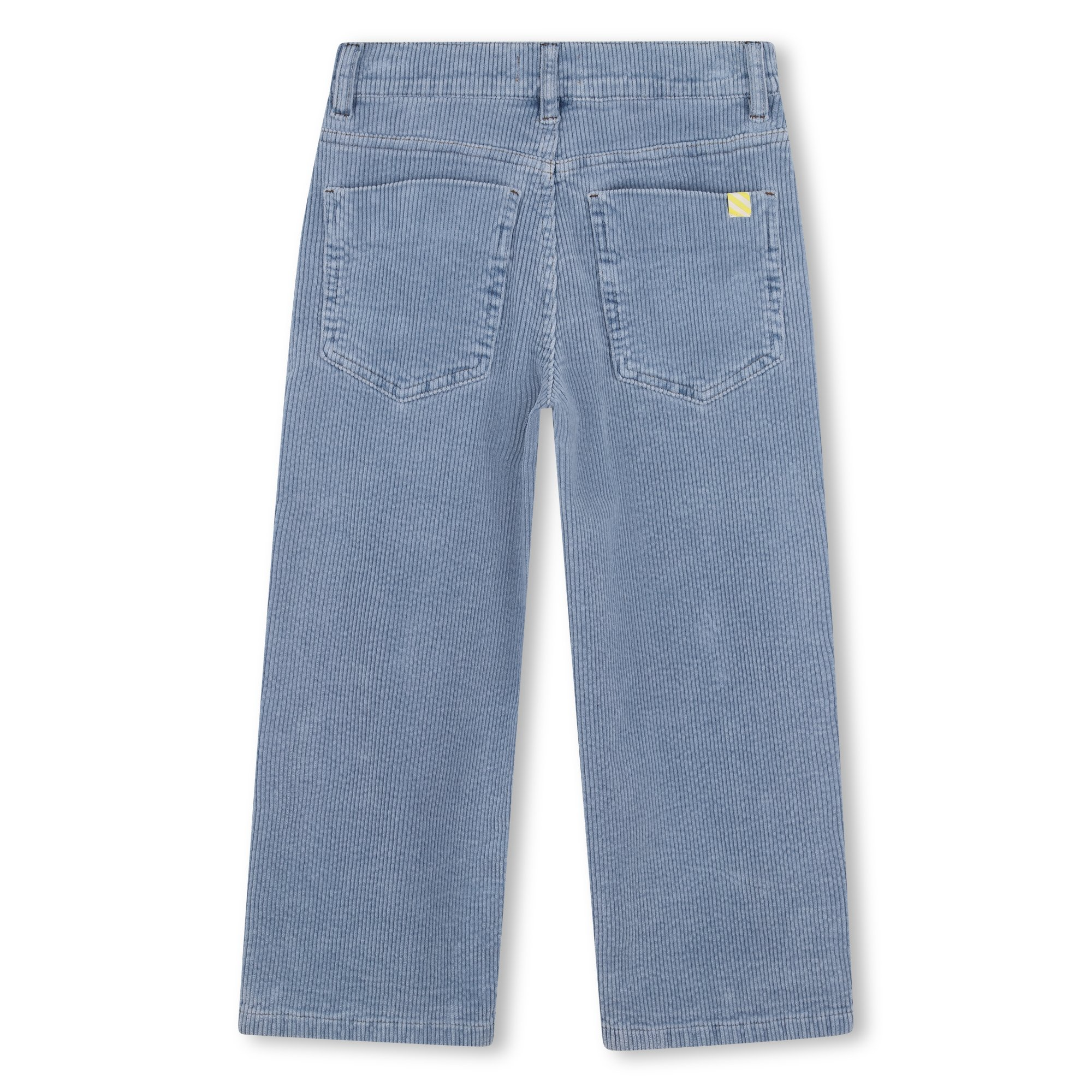 Light Blue Corduroy Straight Leg Pants - Image 2