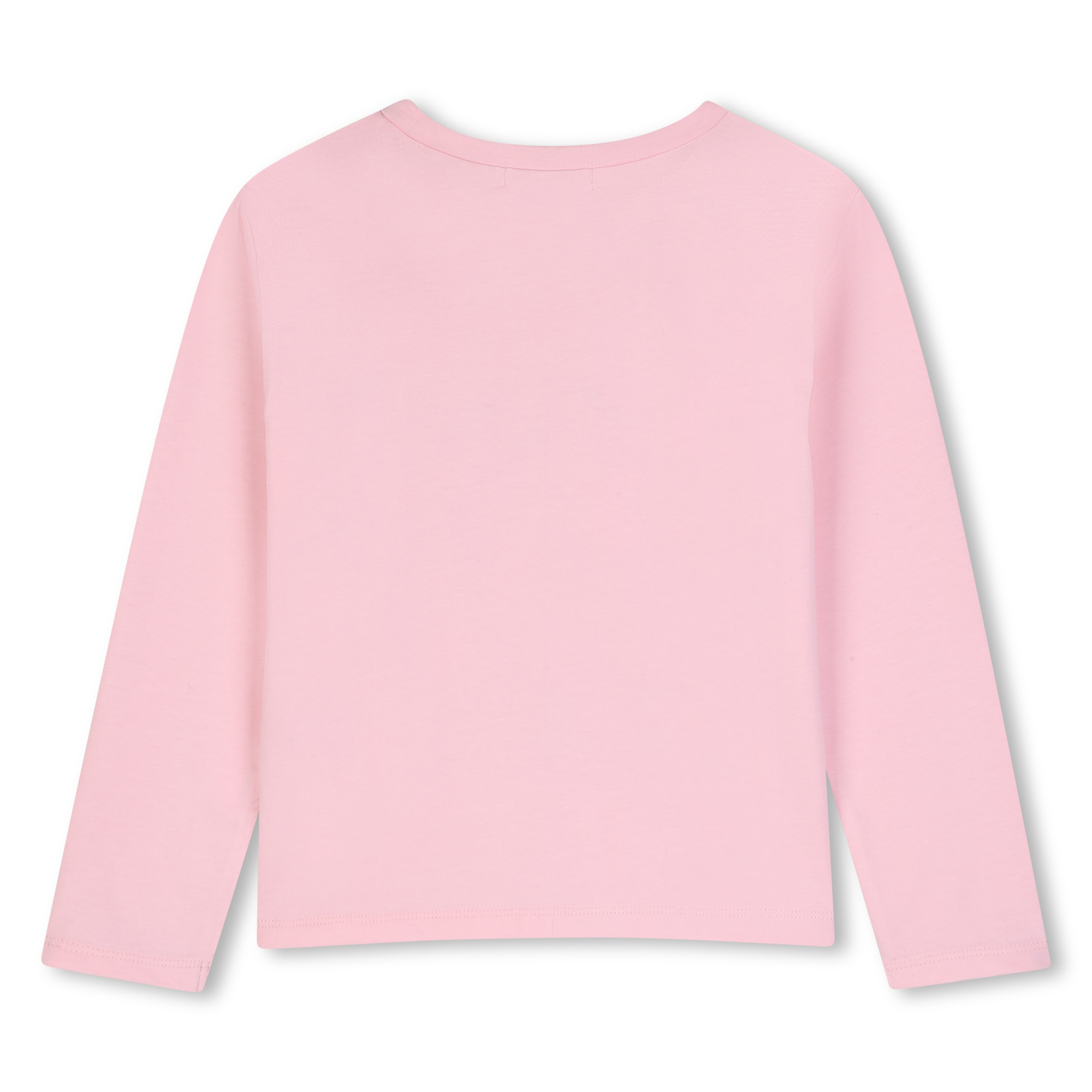 Pink Long Sleeve Tee with Sequin Glasses Unicorn - Image 2