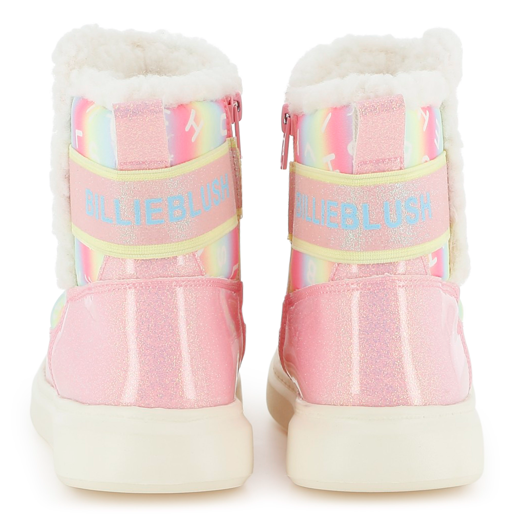 Pastel Rainbow Logo Snow Boots - Image 3