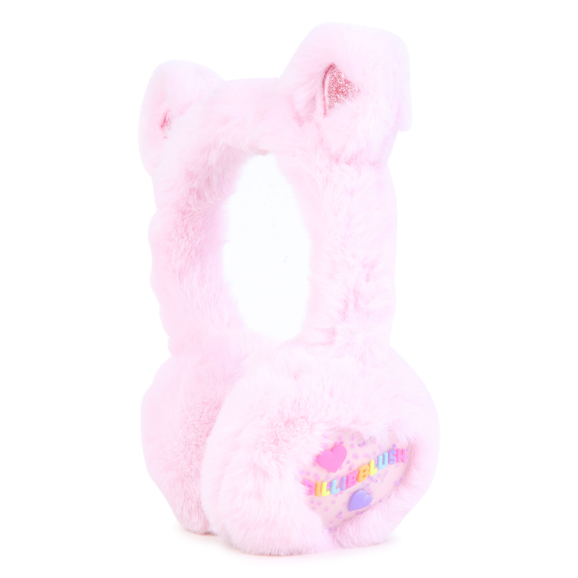 Pink Faux Fur Cat Ear Earmuffs
