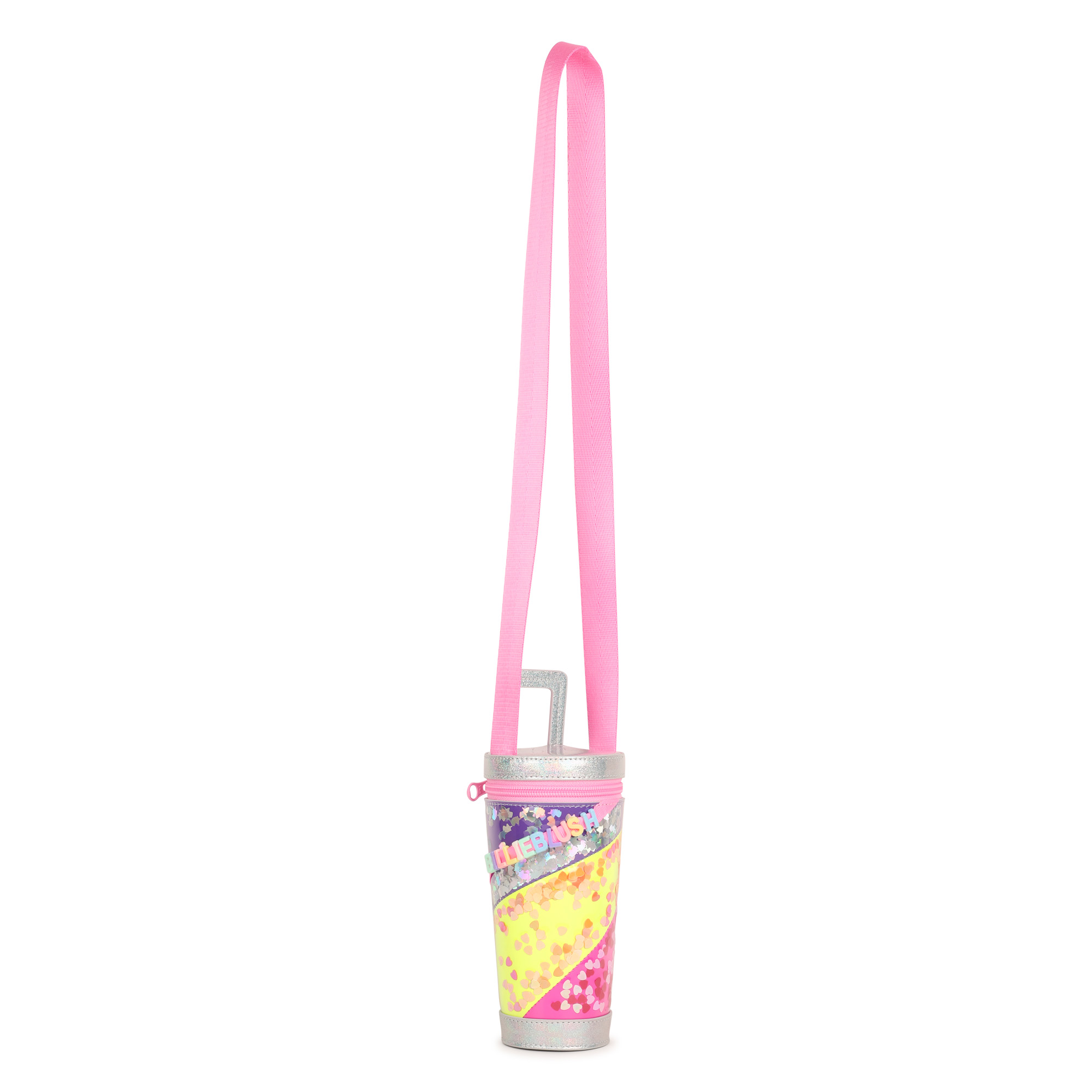 Pink & Neon Confetti Milkshake Cup Crossbody Bag - Image 2