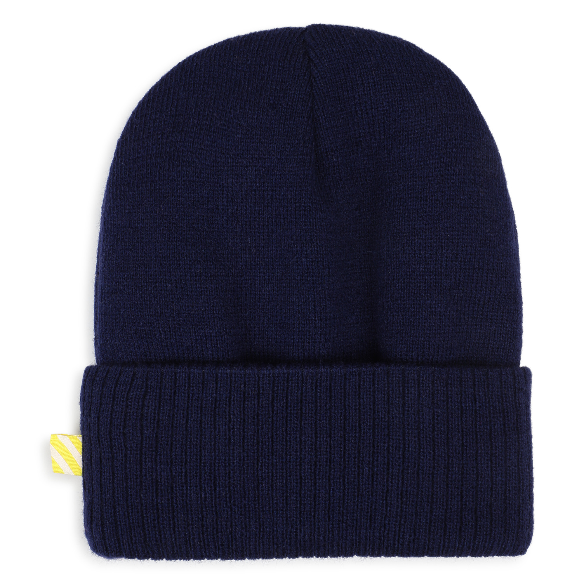 Navy Blue Monster 'Smile' Graphic Beanie Hat - Image 2