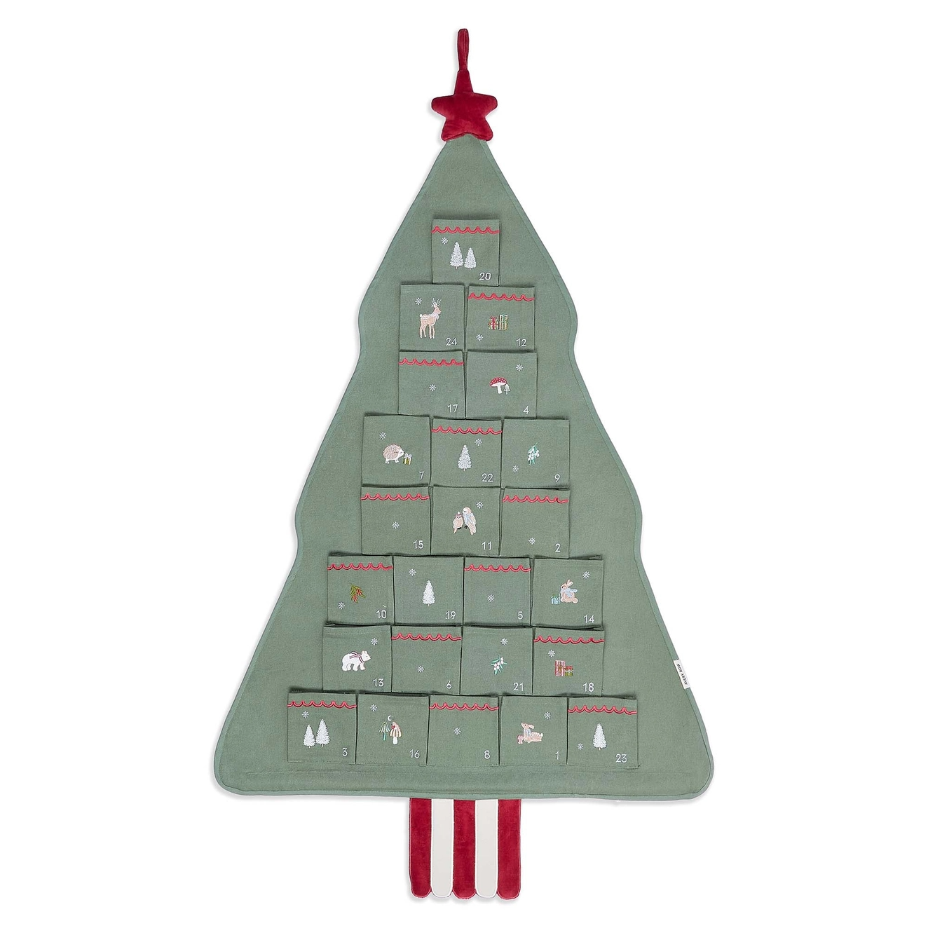 Fabric Advent Calendar - Christmas Tree