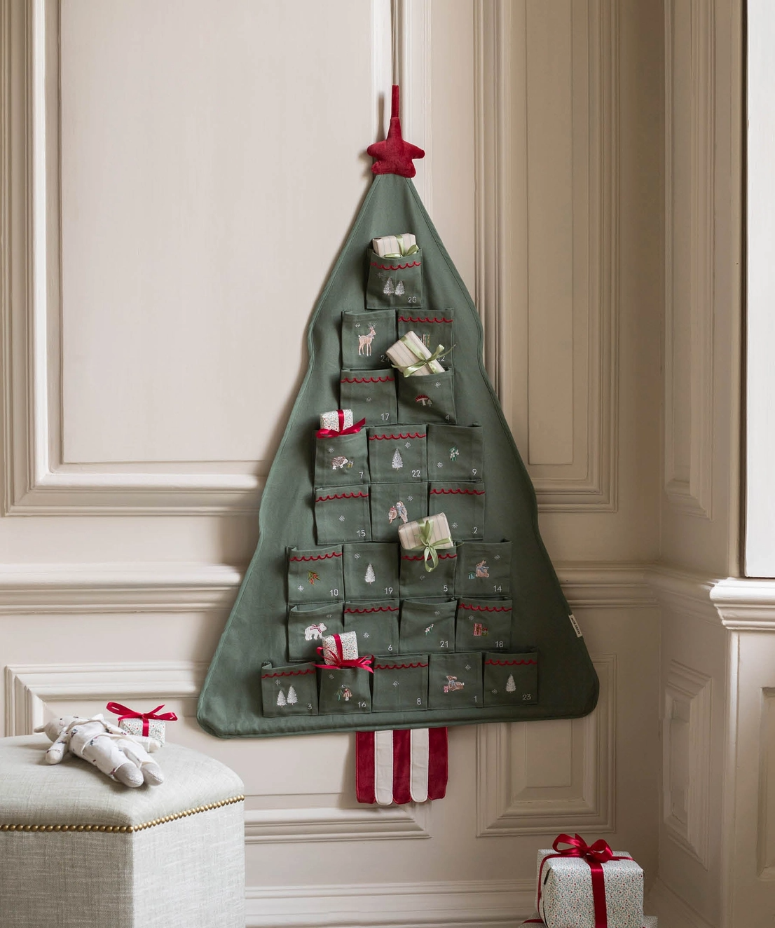 Fabric Advent Calendar - Christmas Tree - Image 2