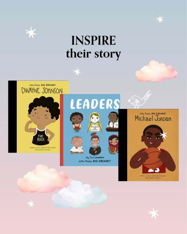The Little People, Big Dreams books remind us that every hero was once just a child.
Let your little one meet role models who show that the biggest dreams often start in the smallest hearts. 💛

#MiSuenosKids #KidsBooks #GentleParenting #MeaningfulMoments