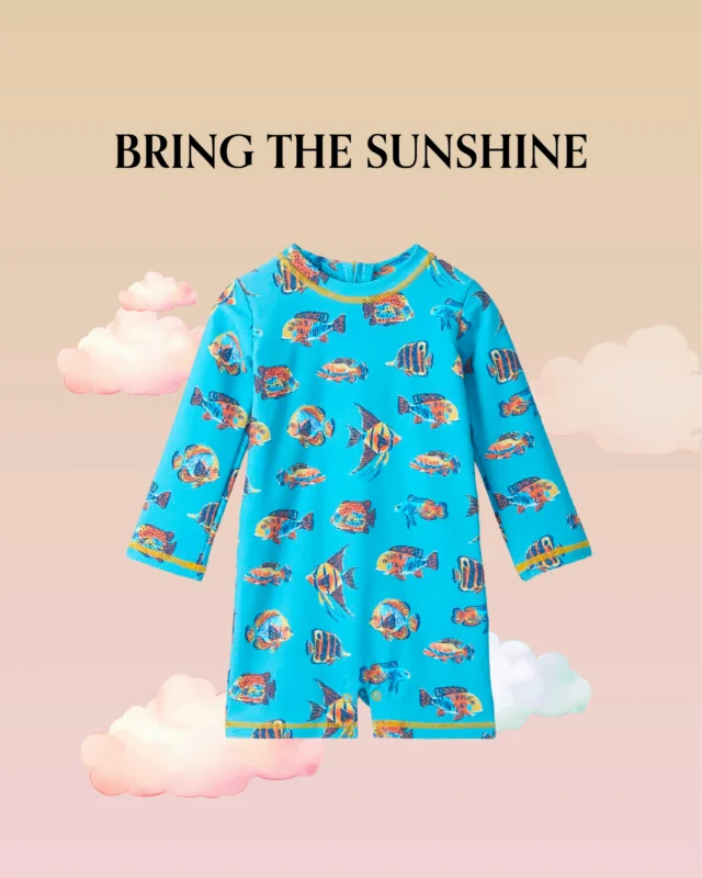 Who says we can't have tropical vibes in February? 🐠 This rashguard is ready for serious splashing, whether it’s for weekly swim lessons or dreaming of summer holidays.

#MiSuenosKids #Hatley #HatleySwim #KidsSwimwear #Rashguard #SunSafeKids #FamilyHoliday #UKMums